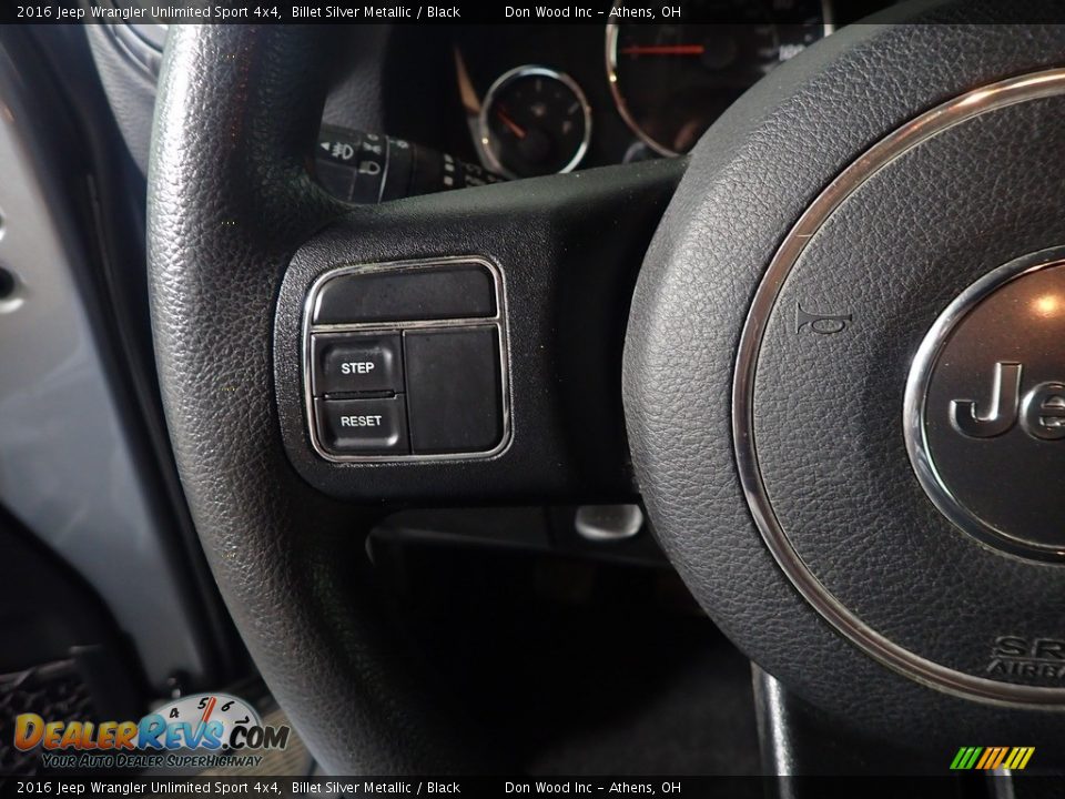 2016 Jeep Wrangler Unlimited Sport 4x4 Billet Silver Metallic / Black Photo #27