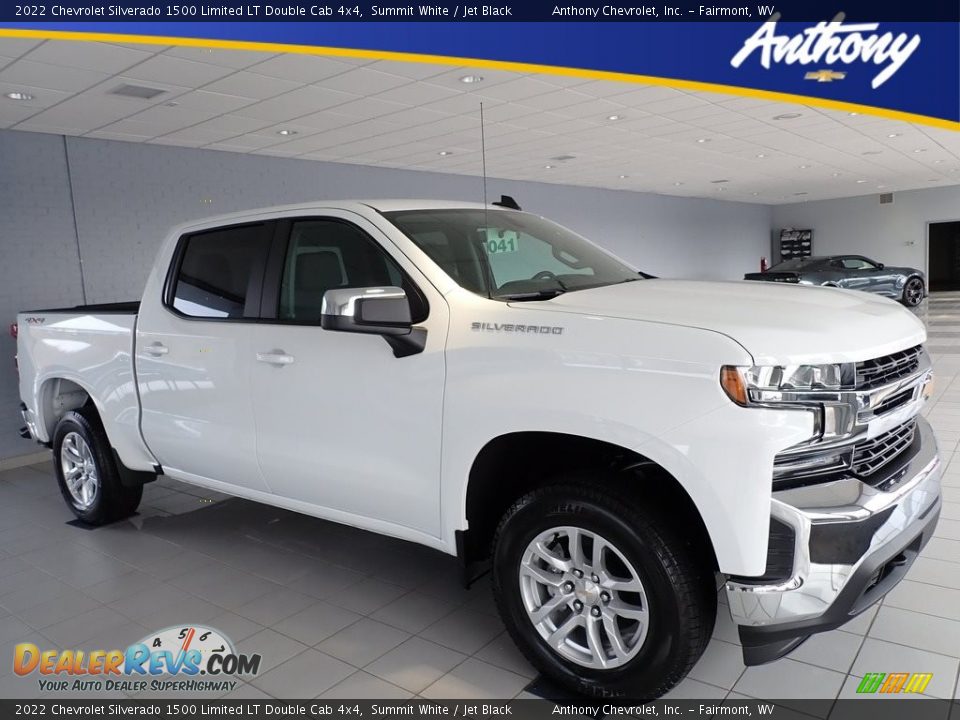 2022 Chevrolet Silverado 1500 Limited LT Double Cab 4x4 Summit White / Jet Black Photo #1