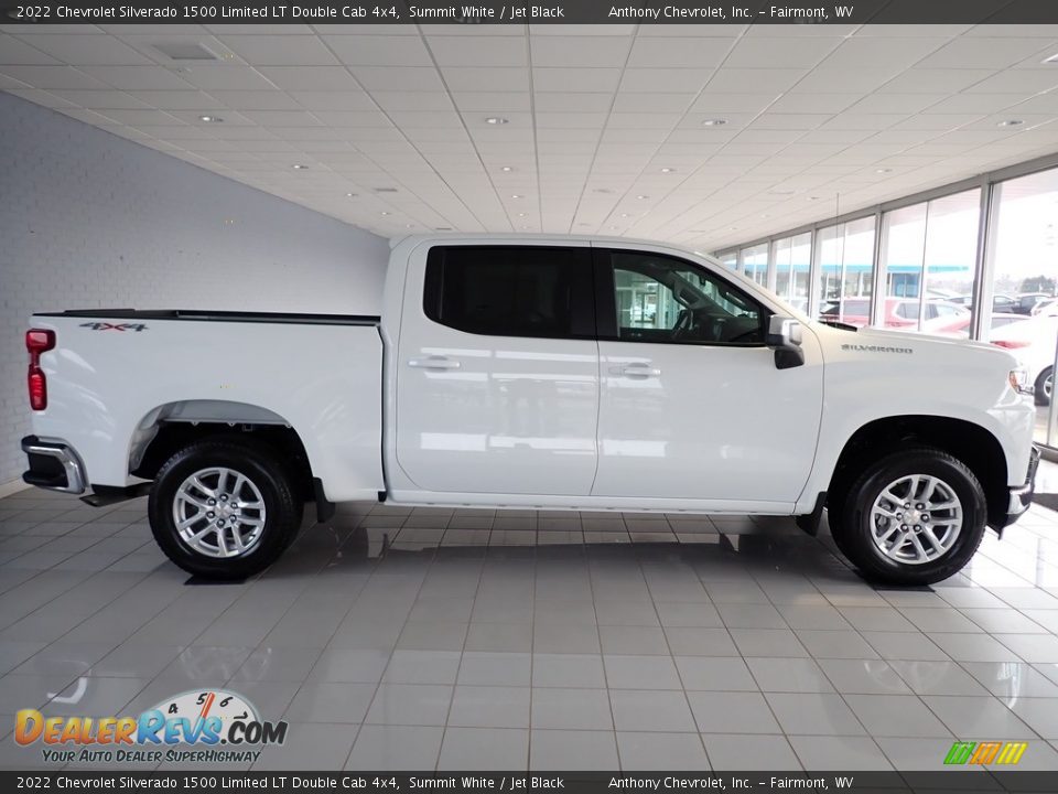 2022 Chevrolet Silverado 1500 Limited LT Double Cab 4x4 Summit White / Jet Black Photo #2