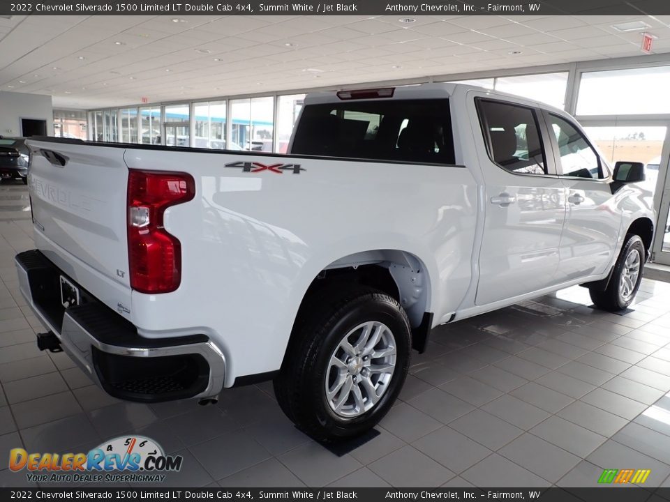 2022 Chevrolet Silverado 1500 Limited LT Double Cab 4x4 Summit White / Jet Black Photo #3