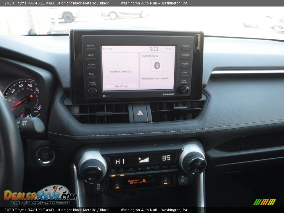 2020 Toyota RAV4 XLE AWD Midnight Black Metallic / Black Photo #4