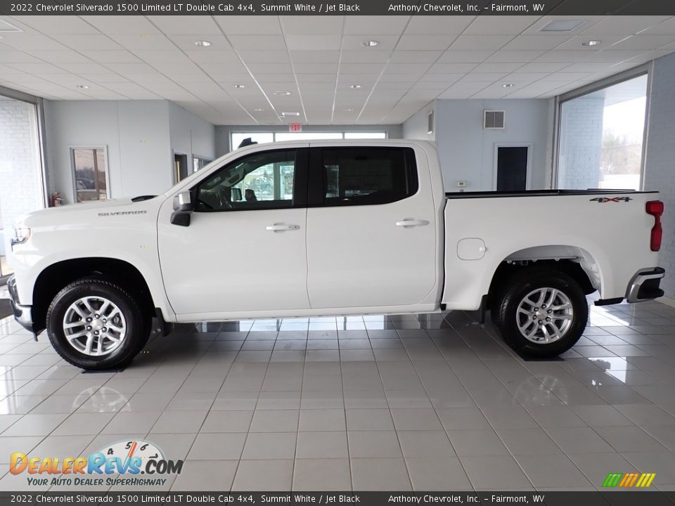 2022 Chevrolet Silverado 1500 Limited LT Double Cab 4x4 Summit White / Jet Black Photo #5