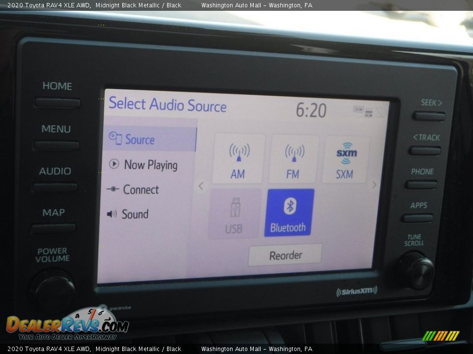 2020 Toyota RAV4 XLE AWD Midnight Black Metallic / Black Photo #5