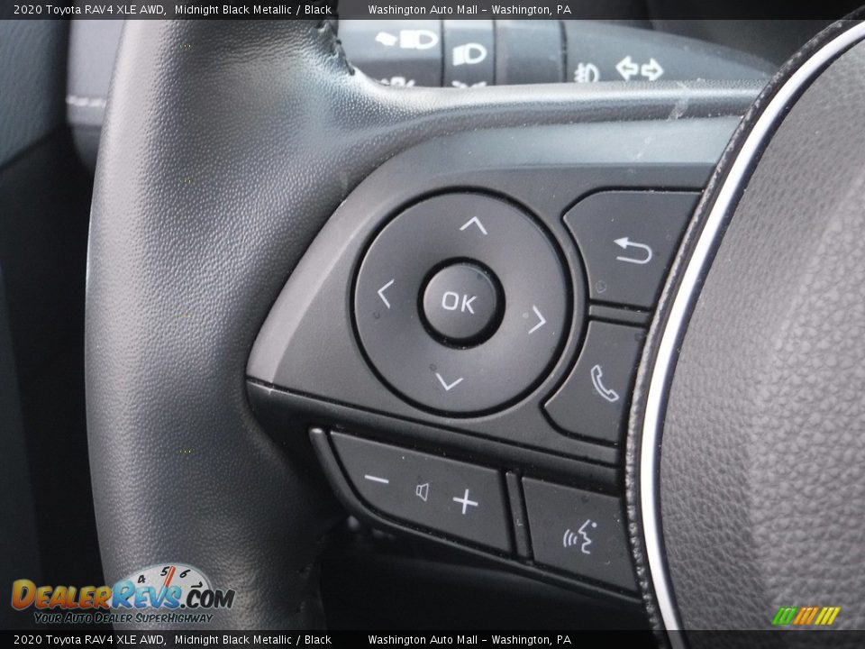2020 Toyota RAV4 XLE AWD Midnight Black Metallic / Black Photo #6