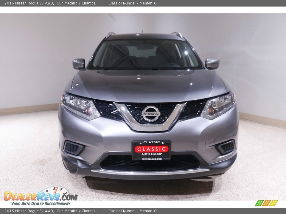 2016 Nissan Rogue SV AWD Gun Metallic / Charcoal Photo #2