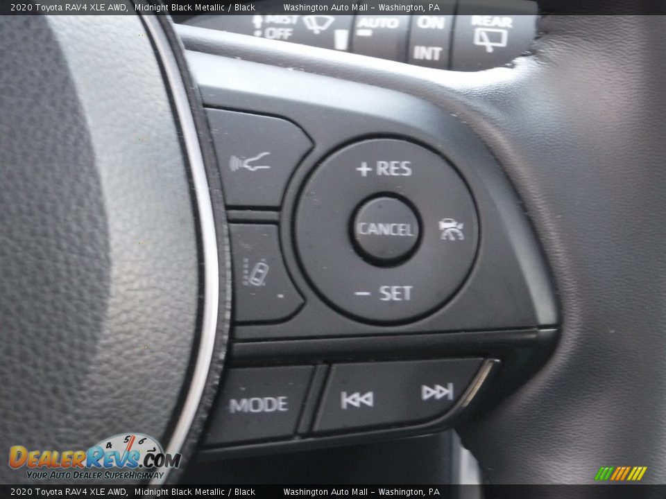 2020 Toyota RAV4 XLE AWD Midnight Black Metallic / Black Photo #7