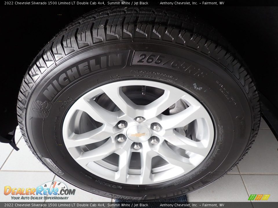 2022 Chevrolet Silverado 1500 Limited LT Double Cab 4x4 Summit White / Jet Black Photo #8
