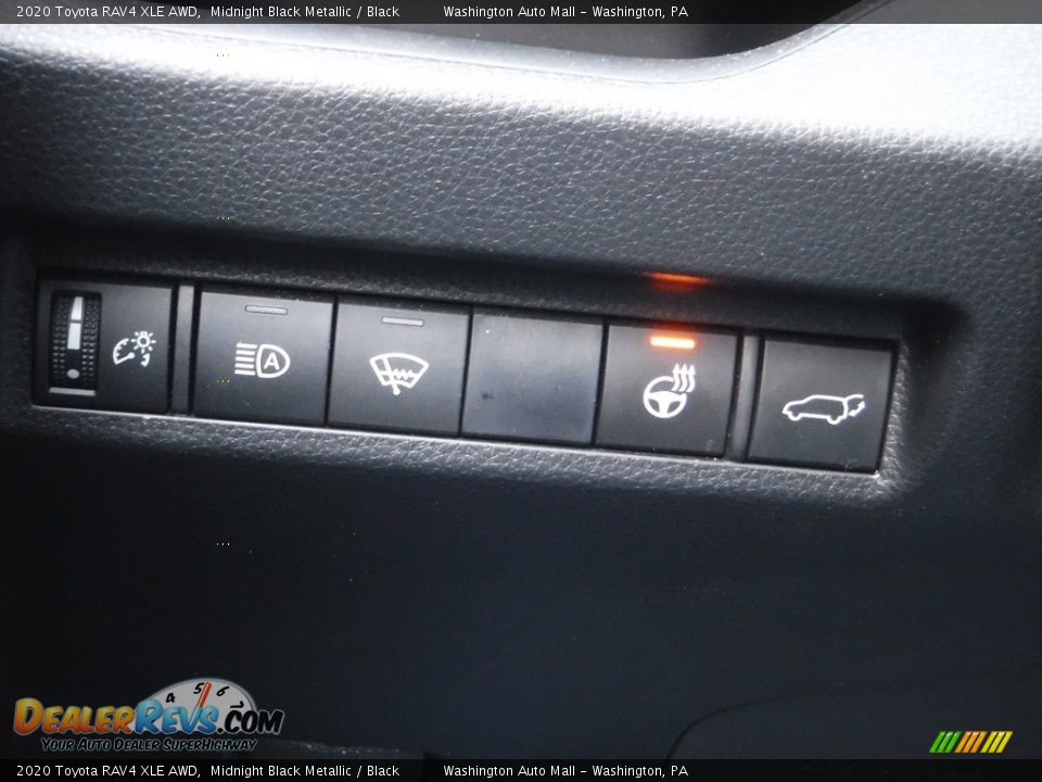2020 Toyota RAV4 XLE AWD Midnight Black Metallic / Black Photo #9