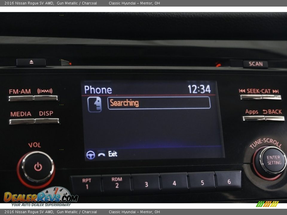 2016 Nissan Rogue SV AWD Gun Metallic / Charcoal Photo #10