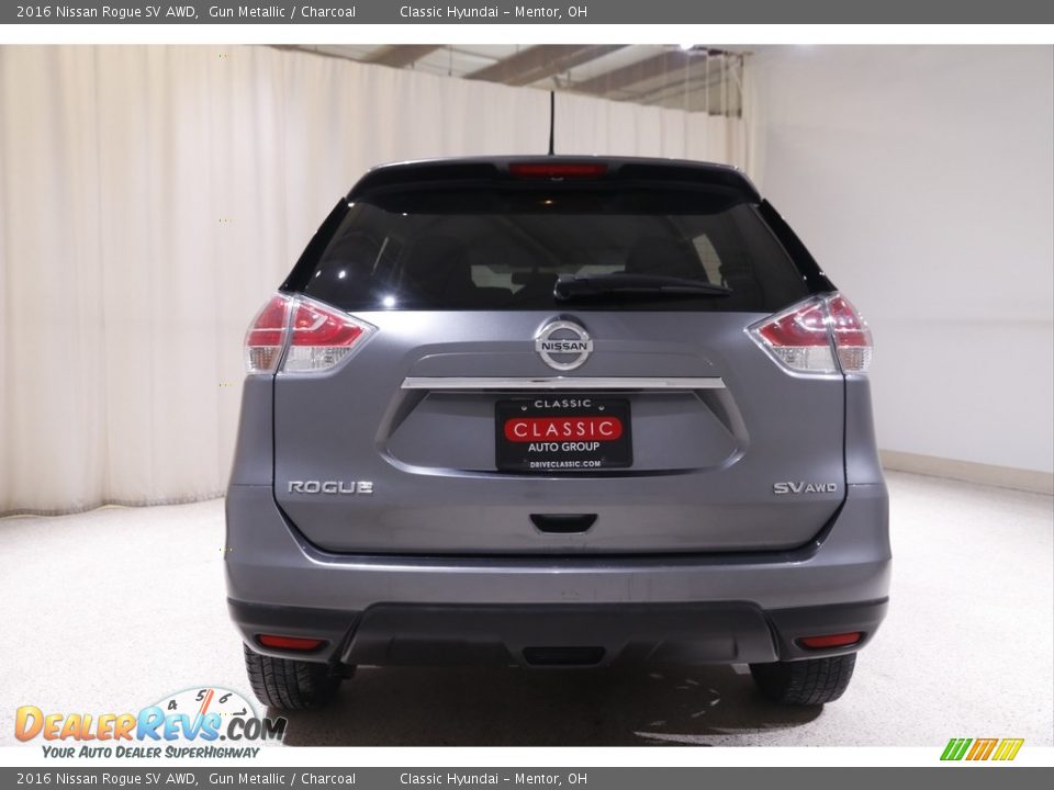 2016 Nissan Rogue SV AWD Gun Metallic / Charcoal Photo #15