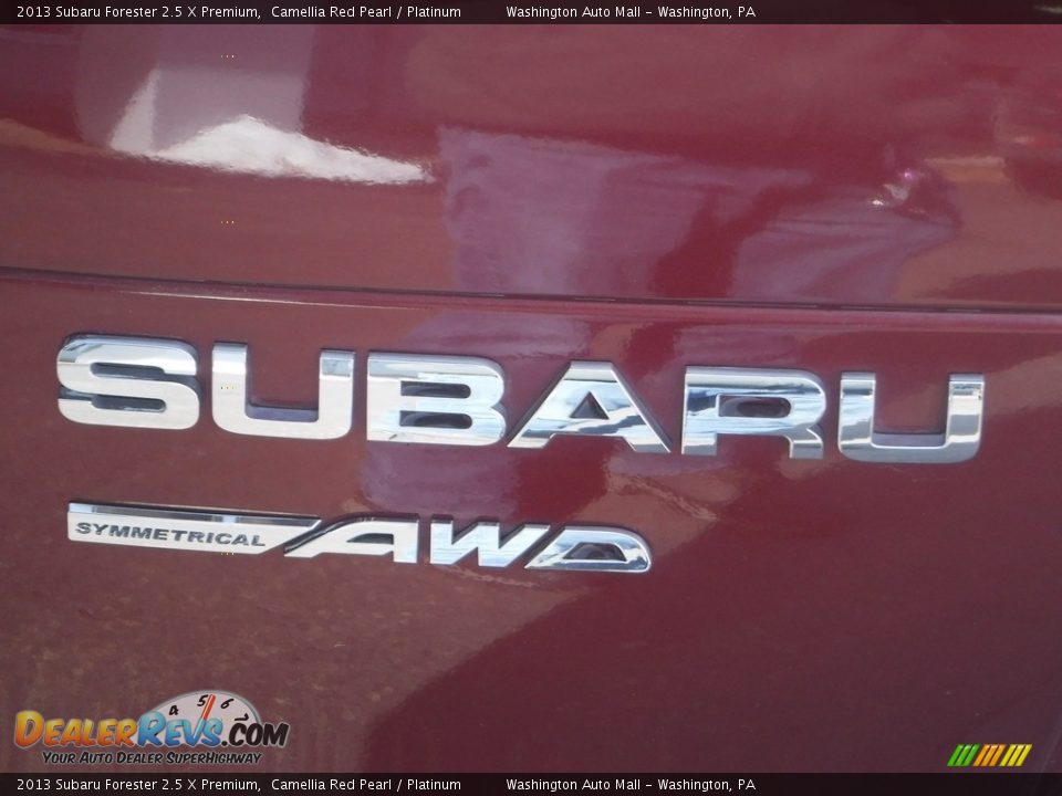 2013 Subaru Forester 2.5 X Premium Camellia Red Pearl / Platinum Photo #11