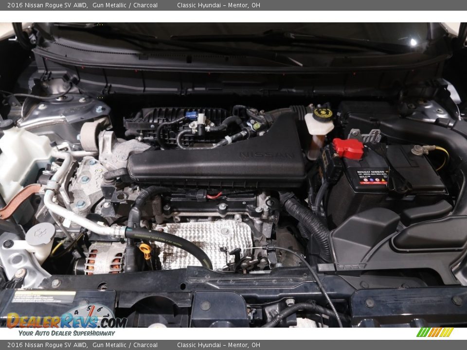 2016 Nissan Rogue SV AWD Gun Metallic / Charcoal Photo #16