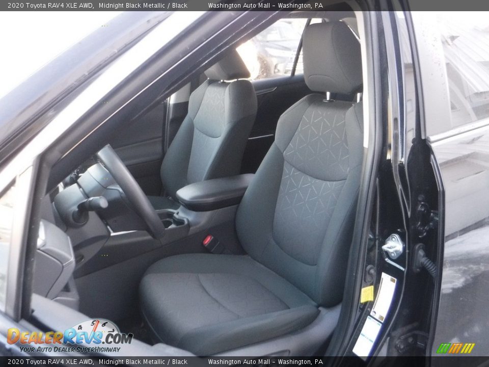 2020 Toyota RAV4 XLE AWD Midnight Black Metallic / Black Photo #21