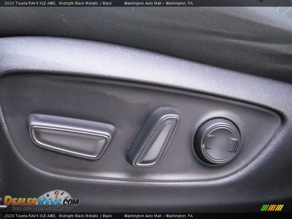 2020 Toyota RAV4 XLE AWD Midnight Black Metallic / Black Photo #22