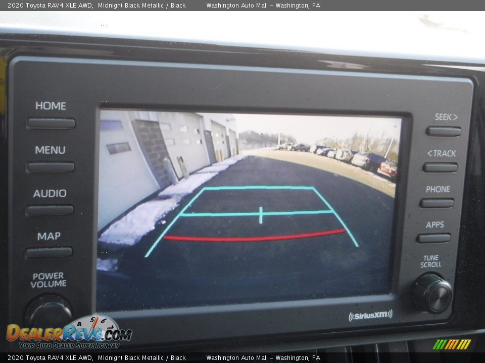 2020 Toyota RAV4 XLE AWD Midnight Black Metallic / Black Photo #25