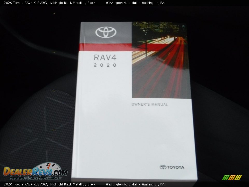 2020 Toyota RAV4 XLE AWD Midnight Black Metallic / Black Photo #33