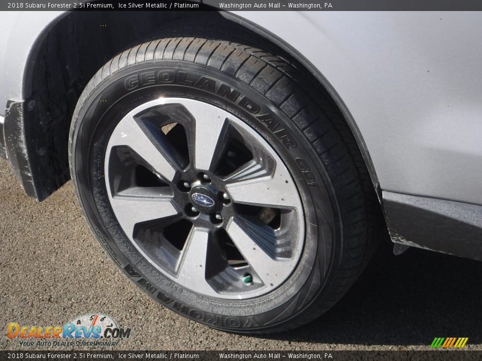 2018 Subaru Forester 2.5i Premium Ice Silver Metallic / Platinum Photo #4