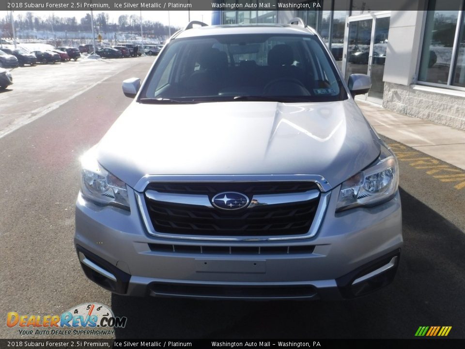 2018 Subaru Forester 2.5i Premium Ice Silver Metallic / Platinum Photo #5