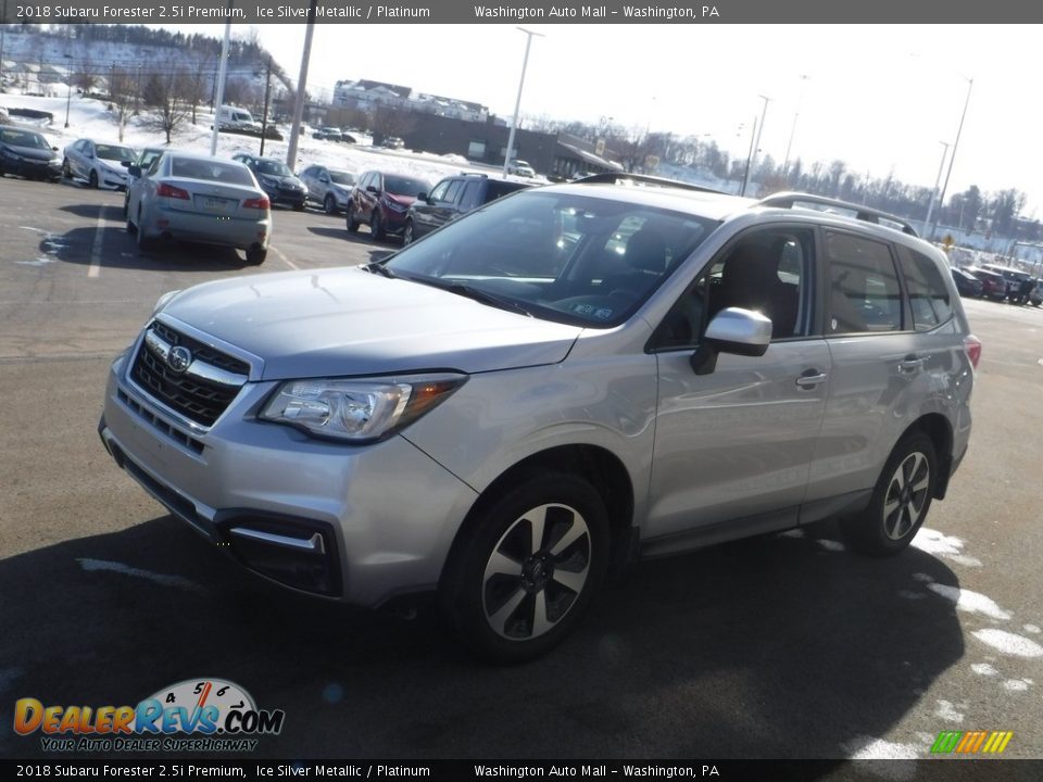 2018 Subaru Forester 2.5i Premium Ice Silver Metallic / Platinum Photo #6
