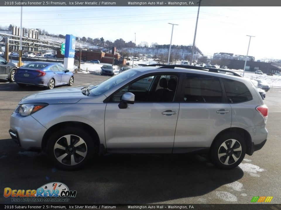 2018 Subaru Forester 2.5i Premium Ice Silver Metallic / Platinum Photo #7