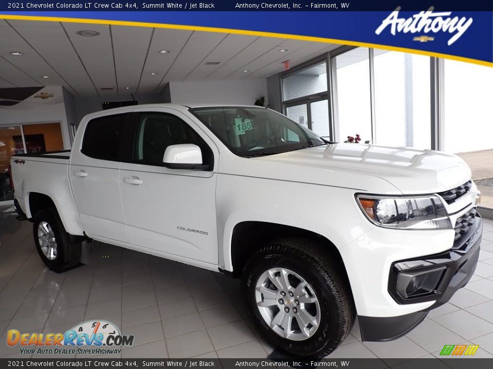 2021 Chevrolet Colorado LT Crew Cab 4x4 Summit White / Jet Black Photo #1