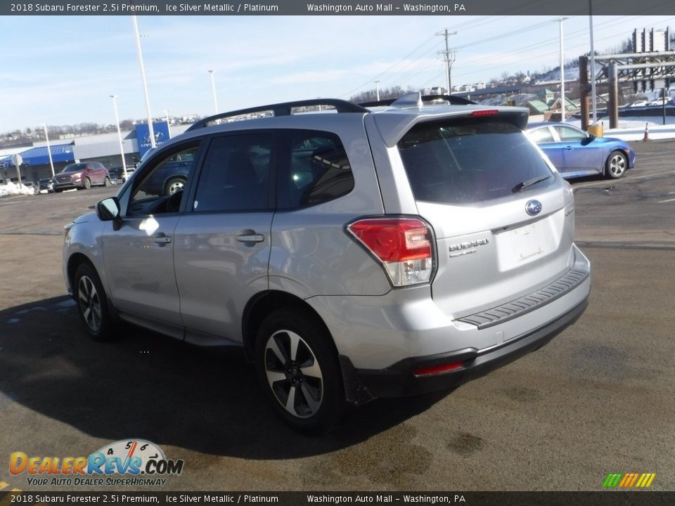 2018 Subaru Forester 2.5i Premium Ice Silver Metallic / Platinum Photo #8