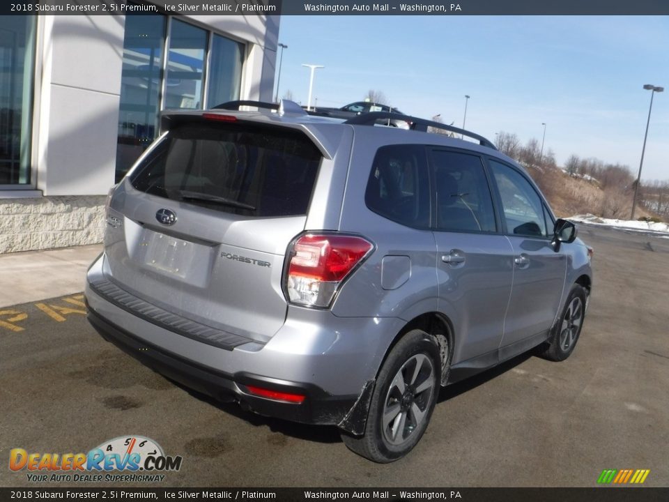 2018 Subaru Forester 2.5i Premium Ice Silver Metallic / Platinum Photo #10
