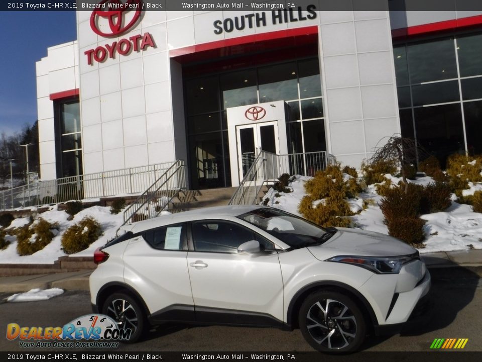 2019 Toyota C-HR XLE Blizzard White Pearl / Black Photo #2