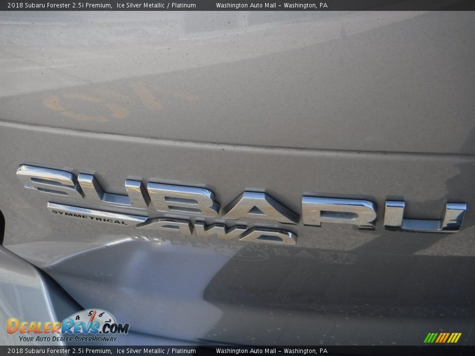 2018 Subaru Forester 2.5i Premium Ice Silver Metallic / Platinum Photo #11