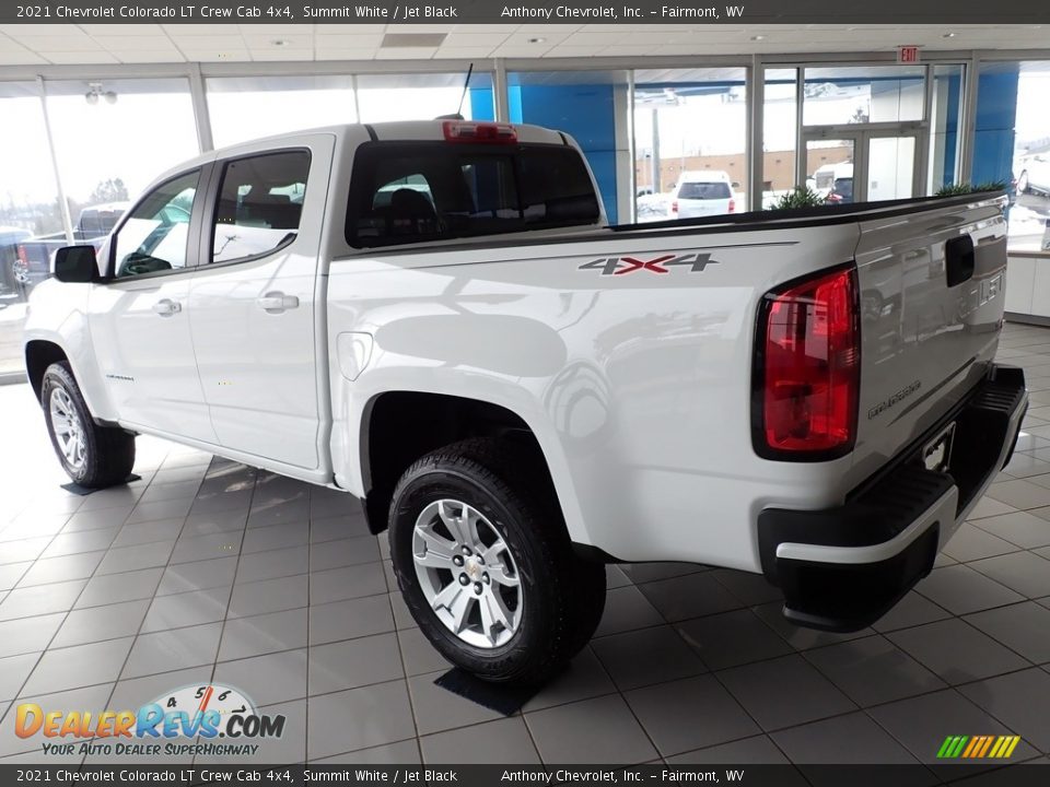 2021 Chevrolet Colorado LT Crew Cab 4x4 Summit White / Jet Black Photo #5