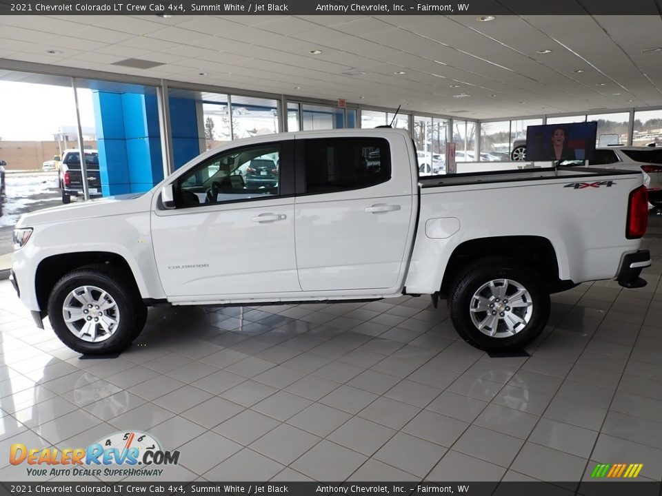 2021 Chevrolet Colorado LT Crew Cab 4x4 Summit White / Jet Black Photo #6