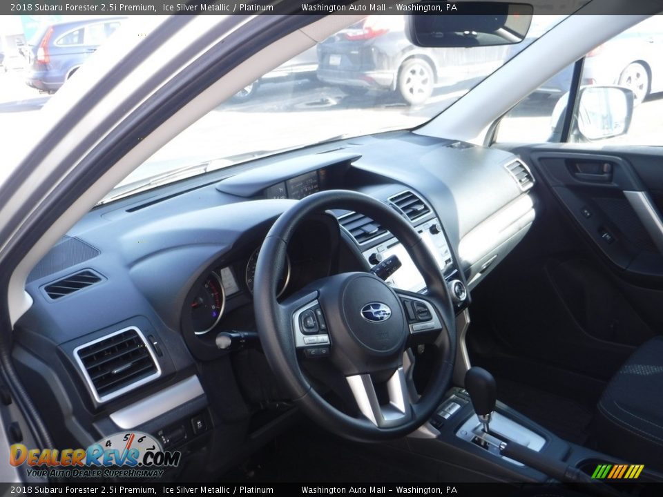 2018 Subaru Forester 2.5i Premium Ice Silver Metallic / Platinum Photo #13