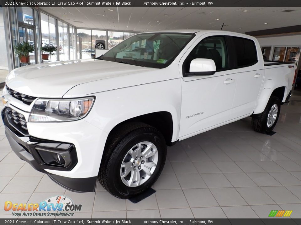 2021 Chevrolet Colorado LT Crew Cab 4x4 Summit White / Jet Black Photo #7