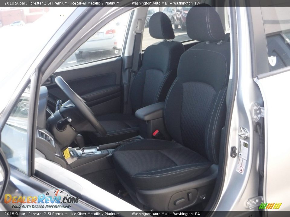 2018 Subaru Forester 2.5i Premium Ice Silver Metallic / Platinum Photo #15