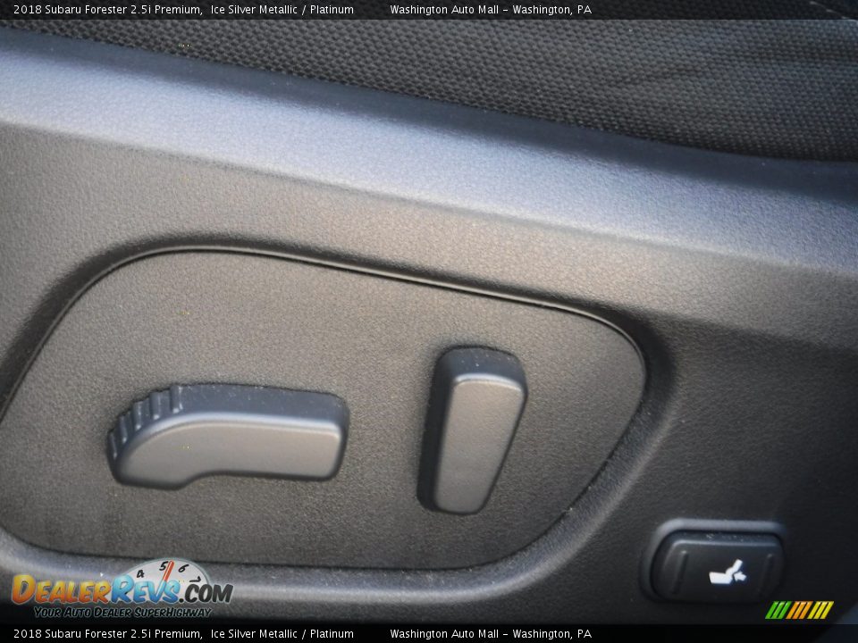 2018 Subaru Forester 2.5i Premium Ice Silver Metallic / Platinum Photo #16
