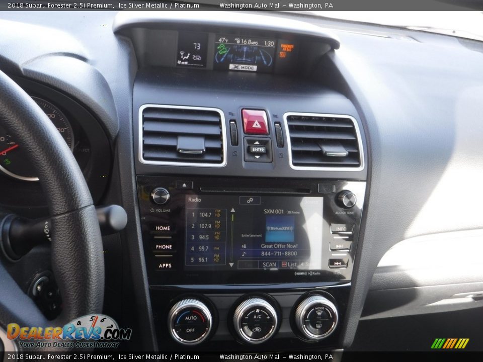 2018 Subaru Forester 2.5i Premium Ice Silver Metallic / Platinum Photo #20
