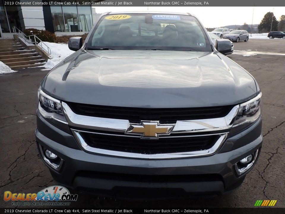 2019 Chevrolet Colorado LT Crew Cab 4x4 Satin Steel Metallic / Jet Black Photo #3