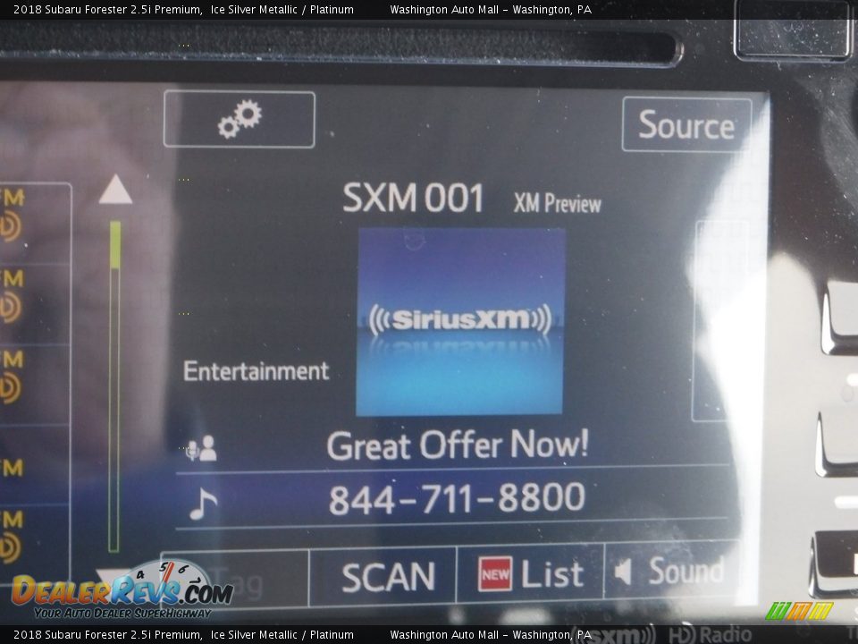 2018 Subaru Forester 2.5i Premium Ice Silver Metallic / Platinum Photo #21