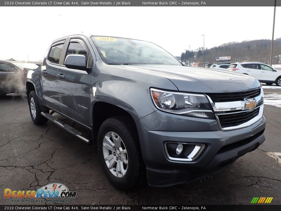 2019 Chevrolet Colorado LT Crew Cab 4x4 Satin Steel Metallic / Jet Black Photo #4