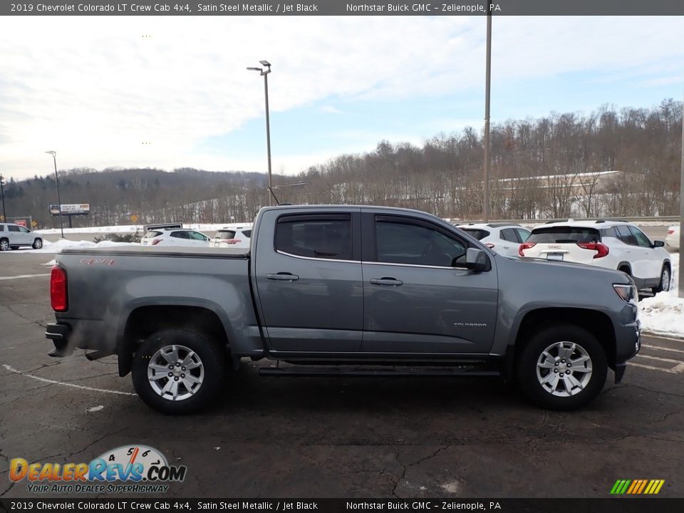 2019 Chevrolet Colorado LT Crew Cab 4x4 Satin Steel Metallic / Jet Black Photo #5