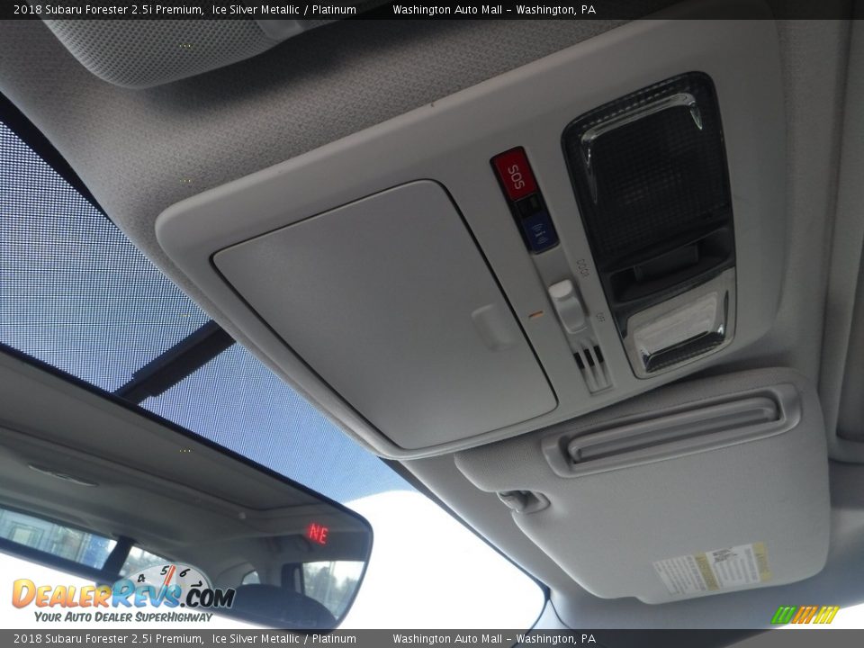 2018 Subaru Forester 2.5i Premium Ice Silver Metallic / Platinum Photo #24