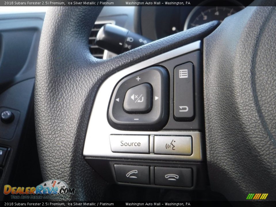 2018 Subaru Forester 2.5i Premium Ice Silver Metallic / Platinum Photo #25