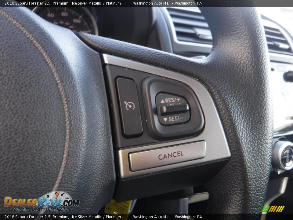 2018 Subaru Forester 2.5i Premium Ice Silver Metallic / Platinum Photo #26