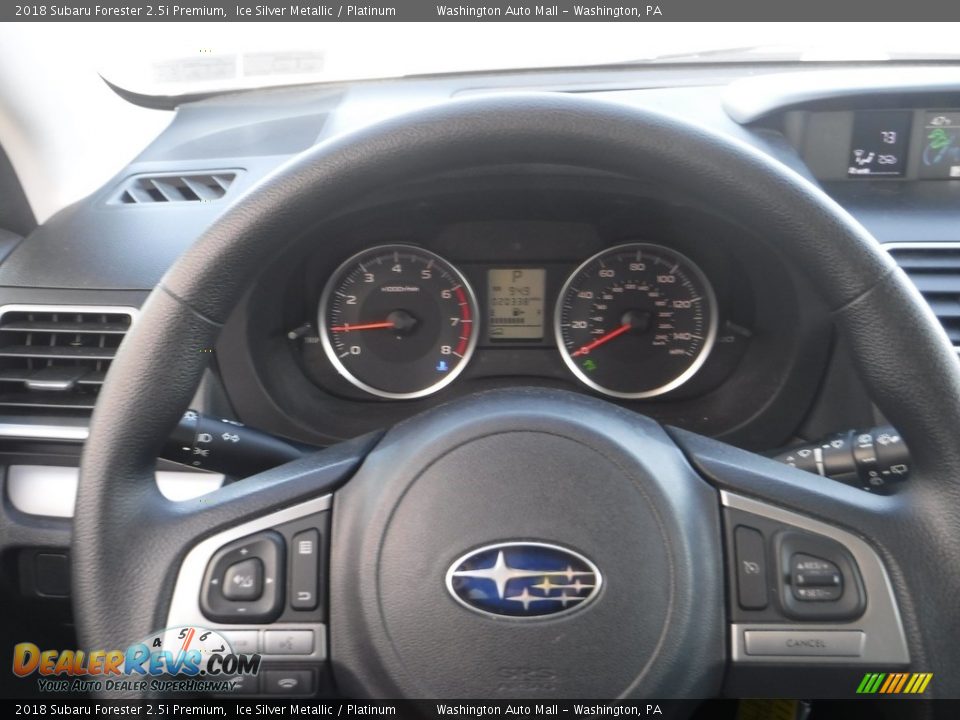 2018 Subaru Forester 2.5i Premium Ice Silver Metallic / Platinum Photo #27