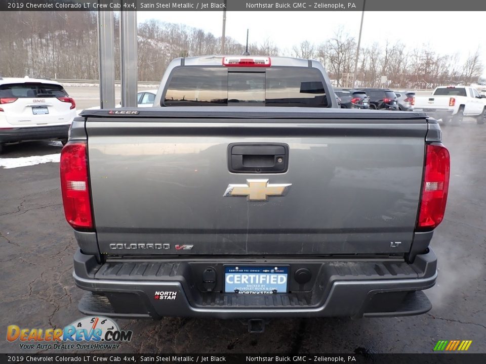 2019 Chevrolet Colorado LT Crew Cab 4x4 Satin Steel Metallic / Jet Black Photo #10