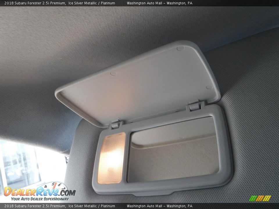 2018 Subaru Forester 2.5i Premium Ice Silver Metallic / Platinum Photo #28