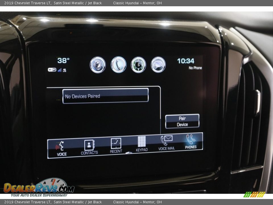 2019 Chevrolet Traverse LT Satin Steel Metallic / Jet Black Photo #11