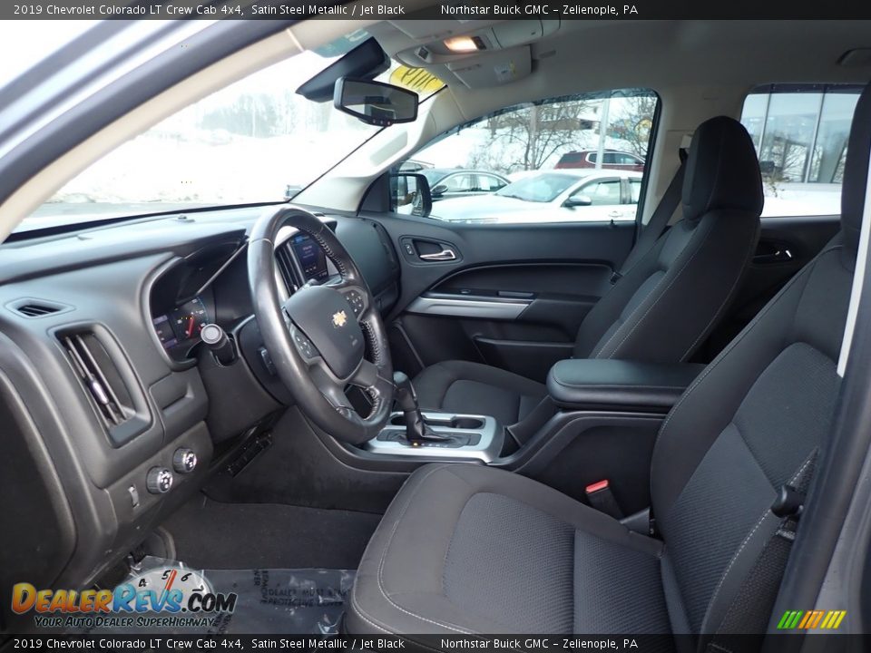 2019 Chevrolet Colorado LT Crew Cab 4x4 Satin Steel Metallic / Jet Black Photo #17