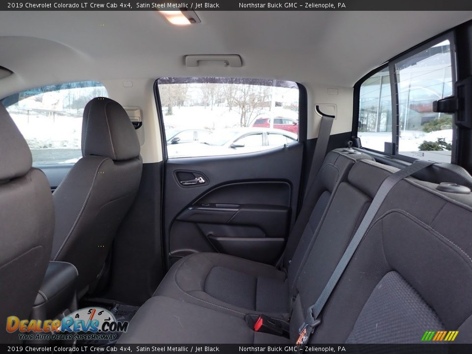 2019 Chevrolet Colorado LT Crew Cab 4x4 Satin Steel Metallic / Jet Black Photo #18