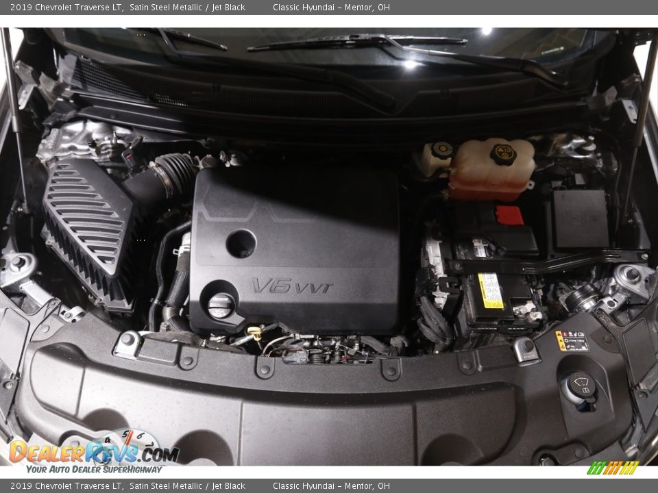 2019 Chevrolet Traverse LT Satin Steel Metallic / Jet Black Photo #19